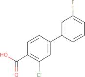 2-Chloro-4-(3-fluorophenyl)benzoic acid