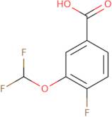 3-(Difluoromethoxy)-4-fluorobenzoicacid