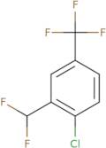 1-Chloro-2-(difluoromethyl)-4-(trifluoromethyl)benzene