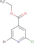 Ethyl 2-bromo-6-chloropyridine-4-carboxylate