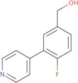 [4-Fluoro-3-(pyridin-4-yl)phenyl]methanol