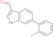 6-(2-Fluorophenyl)-1H-indole-3-carbaldehyde