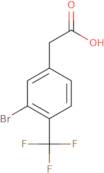 2-(3-Bromo-4-(trifluoromethyl)phenyl)acetic acid