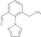 3-Ethyl-2-(1H-pyrazol-1-yl)benzaldehyde