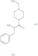 2-Amino-1-(4-ethylpiperazin-1-yl)-3-phenylpropan-1-one dihydrochloride