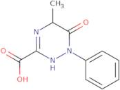 5-Methyl-6-oxo-1-phenyl-1,4,5,6-tetrahydro-1,2,4-triazine-3-carboxylic acid