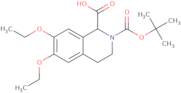 6,7-Diethoxy-3,4-dihydro-1H-isoquinoline-1,2-dicarboxylic acid 2-tert-butyl ester