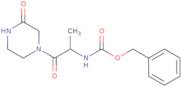 Benzyl N-[1-oxo-1-(3-oxopiperazin-1-yl)propan-2-yl]carbamate