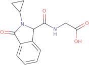 2-[(2-Cyclopropyl-3-oxo-2,3-dihydro-1H-isoindol-1-yl)formamido]acetic acid