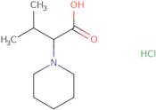 3-Methyl-2-(piperidin-1-yl)butanoic acid hydrochloride