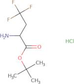 tert-Butyl 2-amino-4,4,4-trifluorobutanoate hydrochloride