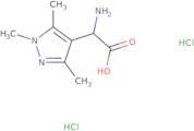 2-Amino-2-(trimethyl-1H-pyrazol-4-yl)acetic acid dihydrochloride