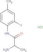 N1-(2-Fluoro-4-methylphenyl)alaninamide hydrochloride