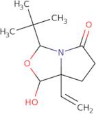 (3R,7aR)-3-(1,1-Dimethylethyl)-7a-ethenyltetrahydro-1-hydroxy-3H,5H-pyrrolo[1,2-c]oxazol-5-one