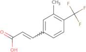 3-[3-Methyl-4-(trifluoromethyl)phenyl]prop-2-enoic acid