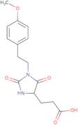 3-{1-[2-(4-Methoxyphenyl)ethyl]-2,5-dioxoimidazolidin-4-yl}propanoic acid