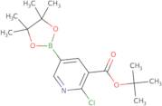 tert-Butyl 2-chloro-5-(4,4,5,5-tetramethyl-1,3,2-dioxaborolan-2-yl)nicotinate