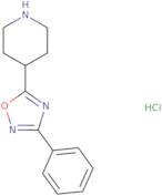 4-(3-Phenyl-1,2,4-oxadiazol-5-yl)piperidine hydrochloride
