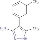3-Methyl-4-(3-methylphenyl)-1H-pyrazol-5-amine