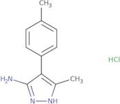 3-Methyl-4-(4-methylphenyl)-1H-pyrazol-5-amine hydrochloride