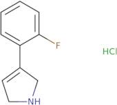 3-(2-Fluorophenyl)-2,5-dihydro-1H-pyrrole hydrochloride