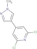 2,6-dichloro-4-(1-methyl-1H-pyrazol-4-yl)pyridine