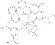 1,1,1-Trifluoro-N-[(11Br)-4-oxido-2,6-bis[2,4,6-trisisopropylphenyl]dinaphtho[2,1-D:1,2-F][1,3,2]d…