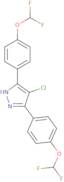 4-Chloro-3,5-bis[4-(difluoromethoxy)phenyl]-1H-pyrazole