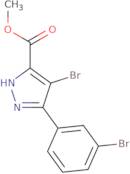 Methyl 4-bromo-3-(3-bromophenyl)-1H-pyrazole-5-carboxylate