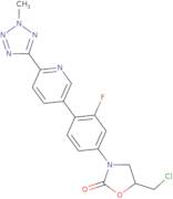 (R)-5-(Chloromethyl)-3-(3-fluoro-4-(6-(2-methyl-2H-tetrazol-5-yl)pyridin-3-yl)phenyl)oxazolidin-2-one