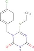 1-(4-Chlorobenzyl)-6-(ethylthio)-1,3,5-triazine-2,4(1H,3H)-dione