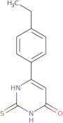 6-(4-Ethylphenyl)-2-thioxo-2,3-dihydropyrimidin-4(1H)-one