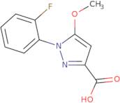 1-(2-Fluorophenyl)-5-methoxy-1H-pyrazole-3-carboxylic acid