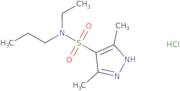 N-Ethyl-3,5-dimethyl-N-propyl-1H-pyrazole-4-sulfonamide hydrochloride