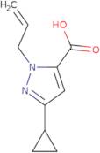 3-Cyclopropyl-1-(prop-2-en-1-yl)-1H-pyrazole-5-carboxylic acid