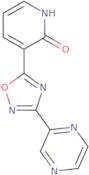 3-(3-Pyrazin-2-yl-1,2,4-oxadiazol-5-yl)pyridin-2(1H)-one
