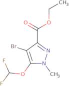 Ethyl 4-bromo-5-(difluoromethoxy)-1-methyl-1H-pyrazole-3-carboxylate