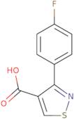 3-(4-Fluorophenyl)-1,2-thiazole-4-carboxylic acid