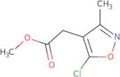Methyl 2-(5-chloro-3-methyl-1,2-oxazol-4-yl)acetate