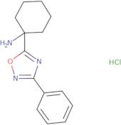 1-(3-Phenyl-1,2,4-oxadiazol-5-yl)cyclohexanamine hydrochloride