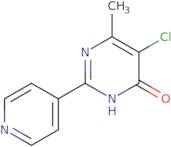 5-Chloro-6-methyl-2-(pyridin-4-yl)pyrimidin-4-ol