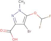 4-Bromo-5-(difluoromethoxy)-1-methyl-1H-pyrazole-3-carboxylic acid