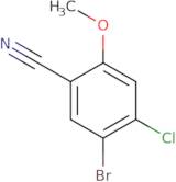 5-Bromo-4-chloro-2-methoxybenzonitrile