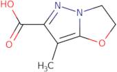 7-Methyl-2,3-dihydro-pyrazolo[5,1-b]oxazole-6-carboxylic acid