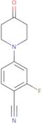 2-Fluoro-4-(4-oxo-piperidin-1-yl)-benzonitrile