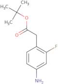 tert-Butyl 2-(4-amino-2-fluorophenyl)acetate