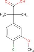 2-(4-Chloro-3-methoxyphenyl)-2-methylpropanoic acid