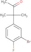 3-(3-Bromo-4-fluorophenyl)-3-methylbutan-2-one