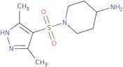 1-((3,5-Dimethyl-1H-pyrazol-4-yl)sulfonyl)piperidin-4-amine