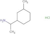 (1S)-1-(3-Methylcyclohexyl)ethan-1-amine hydrochloride
